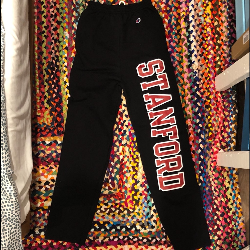 Champion Stanford Black Sweatpants
